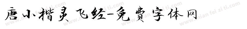 唐小楷灵飞经字体转换