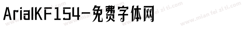 ArialKF154字体转换