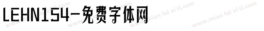 LEHN154字体转换