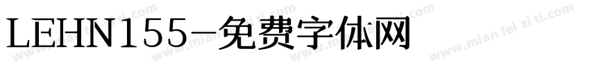 LEHN155字体转换