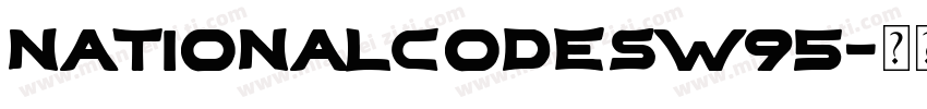 NationalCodesW95字体转换