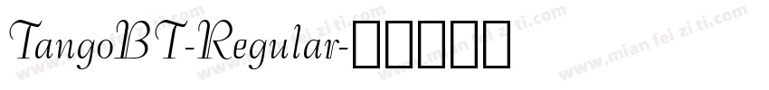 TangoBT-Regular字体转换
