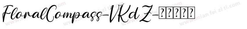 FloralCompass-VKdZ字体转换