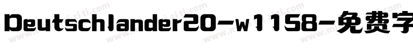 Deutschlander20-w1158字体转换