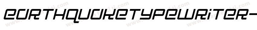 Earthquaketypewriter-dOzg字体转换