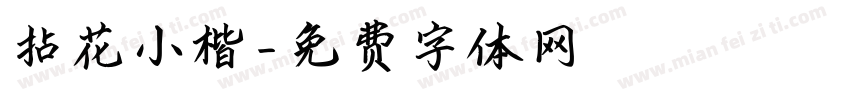 拈花小楷字体转换