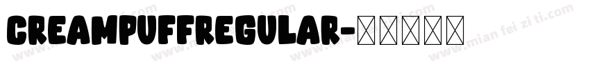 Creampuffregular字体转换
