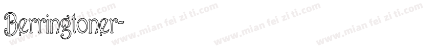 Berringtoner字体转换