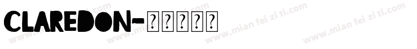 Claredon字体转换