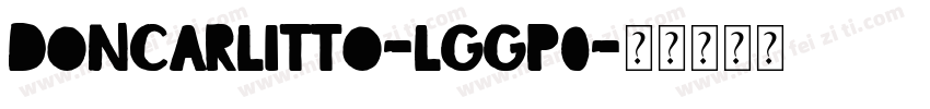 DonCarlitto-lggp0字体转换