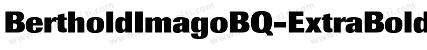 BertholdImagoBQ-ExtraBold字体转换