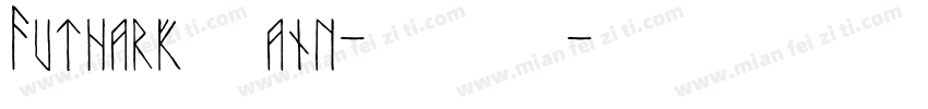 FutharkPlain-BzW8字体转换