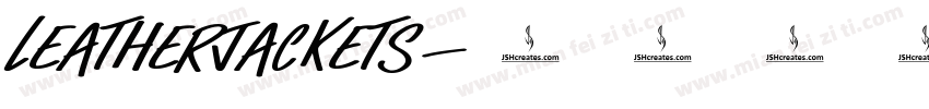 LeatherJackets字体转换