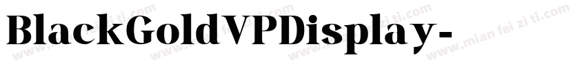 BlackGoldVPDisplay字体转换