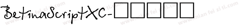 BetinaScriptXC字体转换