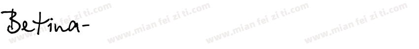 Betina字体转换
