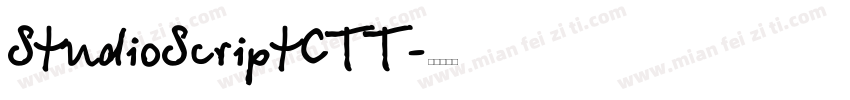 StudioScriptCTT字体转换