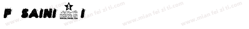 FrutigerSAINItv1Ita字体转换