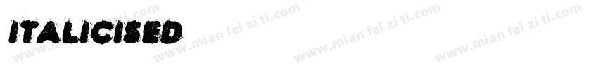 ITALICISED字体转换