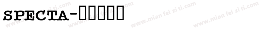 specta字体转换