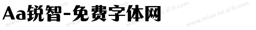 Aa锐智字体转换