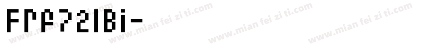 Frf721bi字体转换