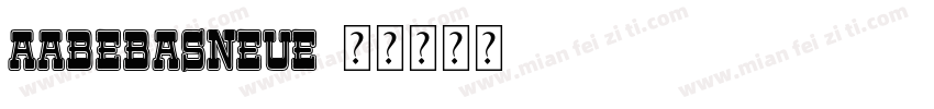 AAbebasneue字体转换