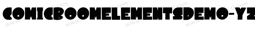 ComicBoomElementsDemo-YzMMO字体转换