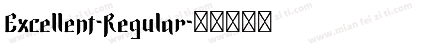 Excellent-Regular字体转换