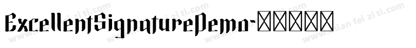 ExcellentSignatureDemo字体转换