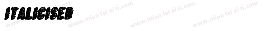 ITALICISED字体转换