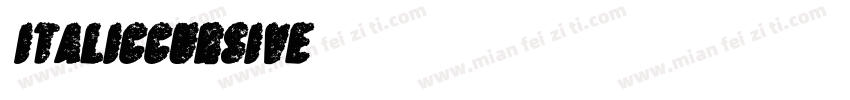 italiccursive字体转换