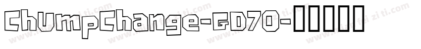 ChumpChange-GD7O字体转换