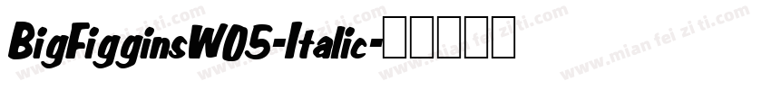 BigFigginsW05-Italic字体转换
