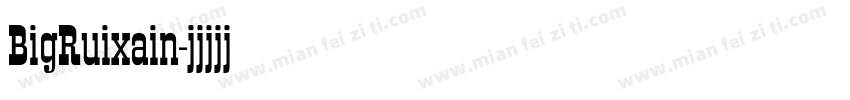 BigRuixain字体转换