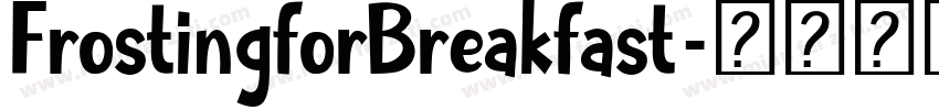 FrostingforBreakfast字体转换