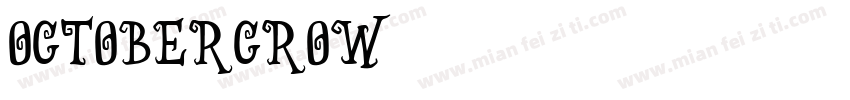 OctoberCrow字体转换