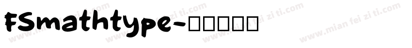 FSmathtype字体转换