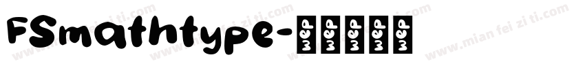 FSmathtype字体转换