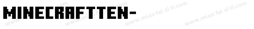 MinecraftTen字体转换