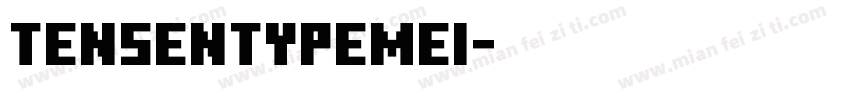 tensentypemei字体转换