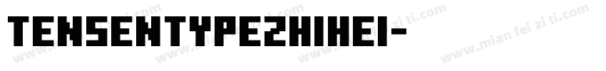 tensentypezhihei字体转换
