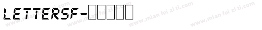 lettersf字体转换