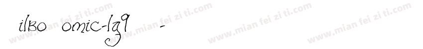 BilboComic-lg9BZ字体转换