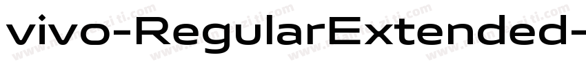 vivo-RegularExtended字体转换