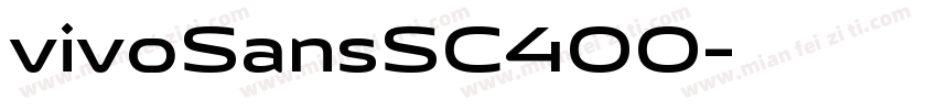 vivoSansSC400字体转换