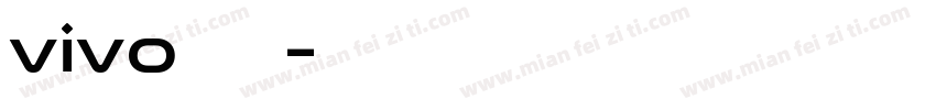 vivo体旗黑字体转换