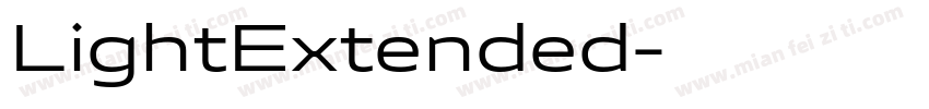 LightExtended字体转换