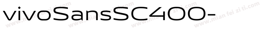 vivoSansSC400字体转换