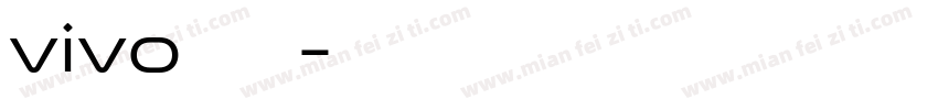 vivo体旗黑字体转换